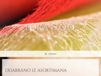 Frontpage screenshot for site: EDRA d.o.o. (http://www.edra.hr)