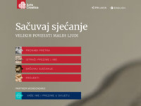 Frontpage screenshot for site: Acta Croatica (http://www.actacroatica.com/hr/)