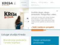 Frontpage screenshot for site: (http://www.kreda.hr/)