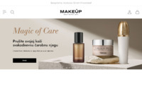Frontpage screenshot for site: (http://www.makeup.hr)
