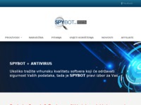 Frontpage screenshot for site: Spybot Hrvatska - antimalware i antivirus program - 2u1 Spybot (http://www.spybot.hr)