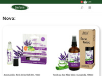 Frontpage screenshot for site: Biofarm - Ljepota, priroda, kozmetika i zdravlje (http://www.biofarm.hr)