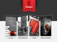 Frontpage screenshot for site: (http://www.lingua-centar.hr/)