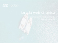 Frontpage screenshot for site: Izrada web stranica - GOiGO (http://www.izradawebstranice.com.hr)