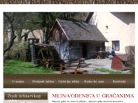 Frontpage screenshot for site: Gračanski melin (http://www.gracanski-melin.hr)