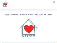 Frontpage screenshot for site: Starački dom (http://starackidom.hr)