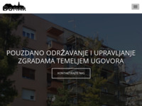 Frontpage screenshot for site: Domar d.o.o. - Upravljanje nekretninama temeljem ugovora (http://domar-osijek.hr)