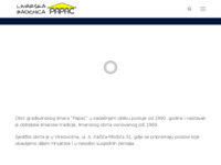 Frontpage screenshot for site: (http://limarija-papac.hr)