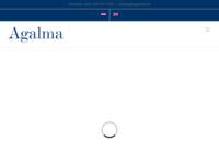 Frontpage screenshot for site: (http://www.agalma.hr)