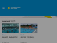 Frontpage screenshot for site: (http://www.skolski-sport-zg.hr/)