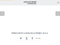 Frontpage screenshot for site: Auto kuća Dojkić (http://www.ak-dojkic.hr/)
