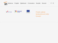 Frontpage screenshot for site: (http://www.inovator-sibenik.hr)