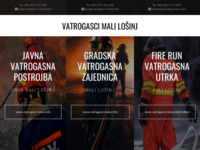 Frontpage screenshot for site: Vatrogasci Mali Lošinj (http://vatrogasci-losinj.info/)