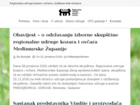 Frontpage screenshot for site: (http://www.udrugaruka.hr)