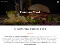 Frontpage screenshot for site: Famoso Food - Street food dostava hrane - Zagreb (http://www.famoso-food.hr/)
