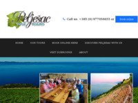 Frontpage screenshot for site: Peljesac Vinska Tura (http://peljesacwinetours.com/)