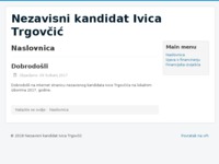 Frontpage screenshot for site: (http://ivica-trgovcic.from.hr)