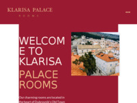 Frontpage screenshot for site: Restoran Klarisa Dubrovnik (http://www.klarisa-dubrovnik.com/)
