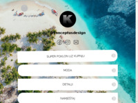 Frontpage screenshot for site: (http://www.konceptusdesign.hr)