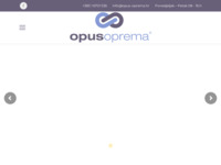 Frontpage screenshot for site: (http://opus-oprema.hr/)
