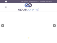 Frontpage screenshot for site: Opus oprema (http://opus-oprema.hr/)