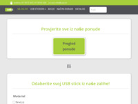 Frontpage screenshot for site: USB.hr - usb stickovi (http://www.usb.hr)