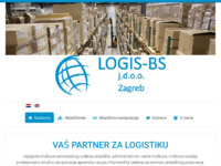 Frontpage screenshot for site: Logis-BS j.d.o.o. - Vaš partner za logistiku (http://logis-bs.hr)