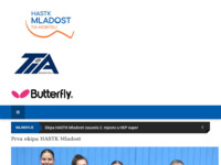 Frontpage screenshot for site: (http://hastk-mladost.hr)