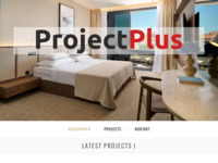Frontpage screenshot for site: (http://projectplus.com.hr)
