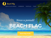 Frontpage screenshot for site: Beach Flag - Reklamne zastave (http://beachflag.com.hr)