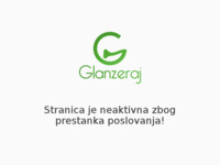 Frontpage screenshot for site: (http://glanzeraj.hr)