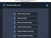 Frontpage screenshot for site: Soul Art (http://www.soulartreiki.com)