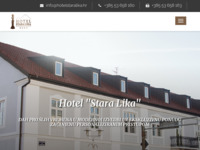 Frontpage screenshot for site: (http://www.hotelstaralika.hr)