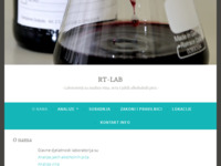 Frontpage screenshot for site: (http://rtlab.hr)