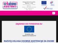 Frontpage screenshot for site: UTIB - Osobni asistent - Bolji život osoba s invaliditetom (http://utib-oa-esf.hr/)