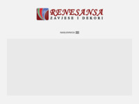 Frontpage screenshot for site: (http://zavjese-renesansa.hr/)