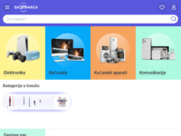 Frontpage screenshot for site: (http://www.shopmania.hr)