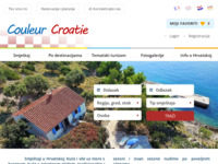 Frontpage screenshot for site: Couleur Croatie (http://www.croatie-location.fr/hr)