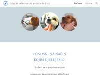 Frontpage screenshot for site: Veterinarska ambulanta Majcan (http://majcan.hr/)
