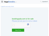 Frontpage screenshot for site: (http://www.bookingsala.com/)