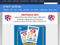 Frontpage screenshot for site: Ferata - Sinjski portal (http://www.ferata.hr)