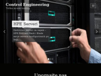 Frontpage screenshot for site: Control Engineering - Hrvatski Web Hosting, Zagreb (http://control-engineering.hr/)