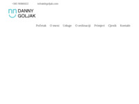 Frontpage screenshot for site: Dentalna Ordinacija Goljak (http://drgoljak.hr)
