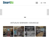 Frontpage screenshot for site: SmartBiz - Poslovno savjetovanje (http://www.smartbiz.hr)