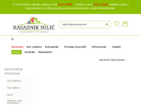 Frontpage screenshot for site: Rasadnik Milić (http://www.rasadnik-milic.hr)