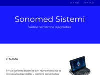 Frontpage screenshot for site: (http://sonomed-sistemi.hr)