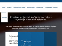 Frontpage screenshot for site: Virtualni asistent d.o.o. - Agencija za prevođenje, sudski tumač - prevod (http://www.prijevod-sudski-tumac.com)