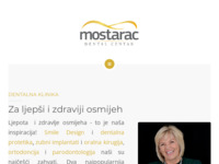 Frontpage screenshot for site: Dental centar Mostarac – Specijalizirani za implantologiju i estetiku (http://www.dr-mostarac.hr)