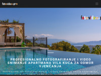 Frontpage screenshot for site: Fotografiranje i video snimanje Foto Video Pro Crikvenica (http://www.fotovideo-pro.com)