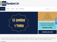 Frontpage screenshot for site: (http://eufondovi.hr)